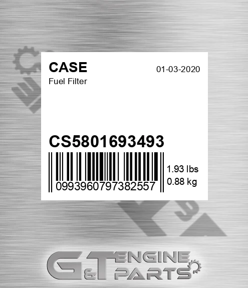CS5801693493 Fuel Filter