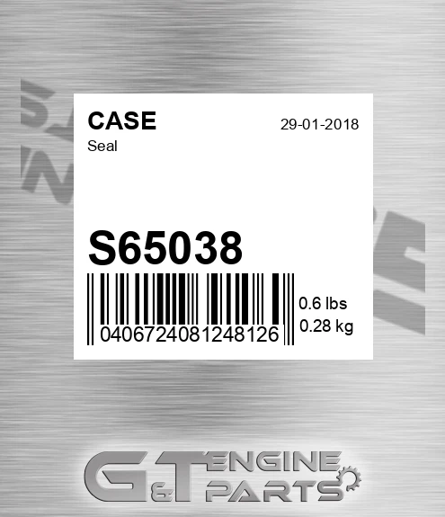 S65038 CASE Seal