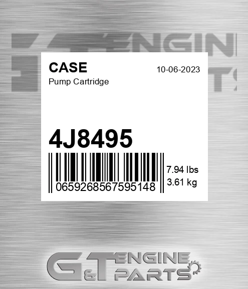 4J8495 Pump Cartridge
