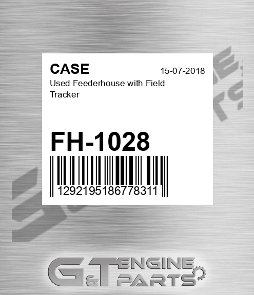 FH-1028 Used Feederhouse With Field Tracker