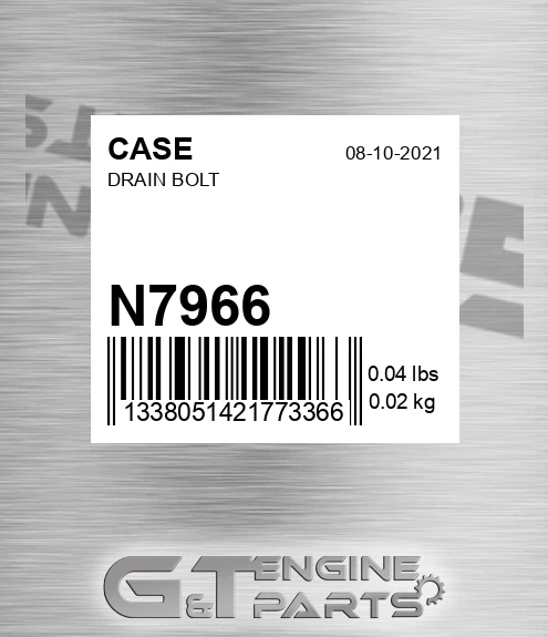 N7966 Drain Bolt