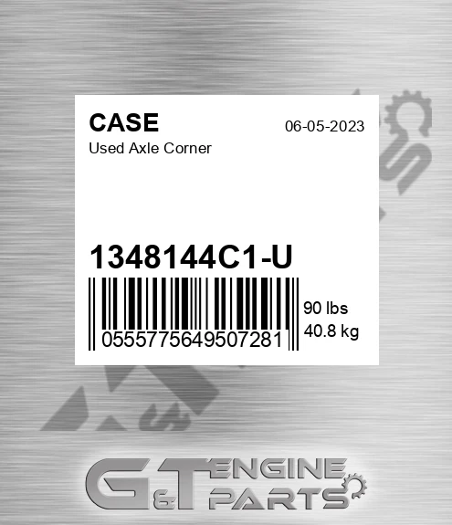 1348144C1-U Used Axle Corner for CASE
