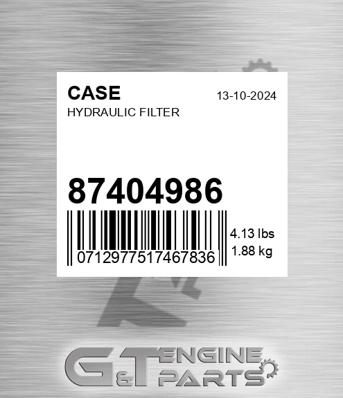87404986 Hydraulic Filter