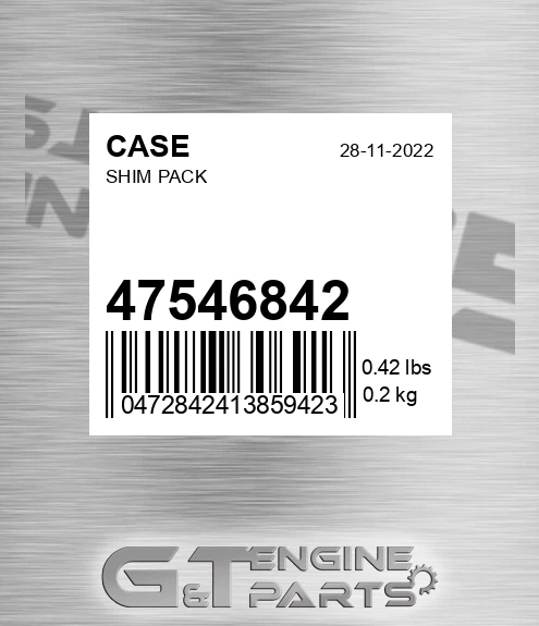 47546842 Shim Pack