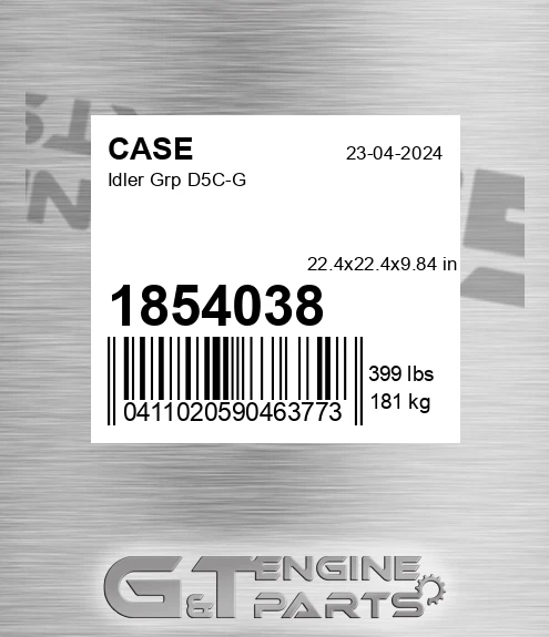 1854038 CASE Idler Grp D5c-g