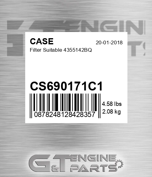 CS690171C1 Filter Suitable 4355142bq
