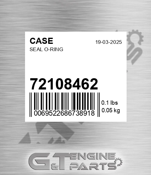 72108462 Seal O-ring