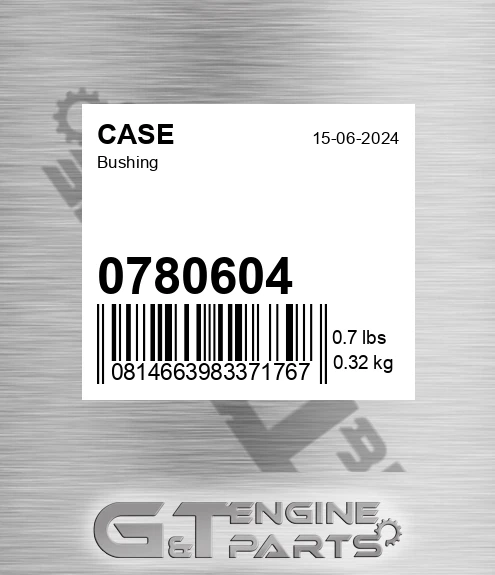 0780604 Bushing