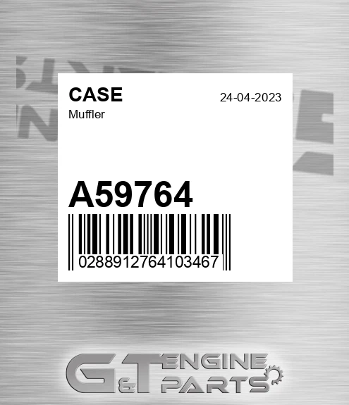 A59764 CASE Muffler