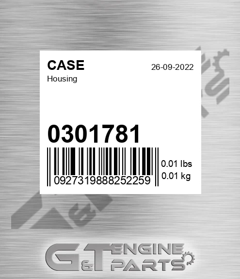 0301781 CASE Housing