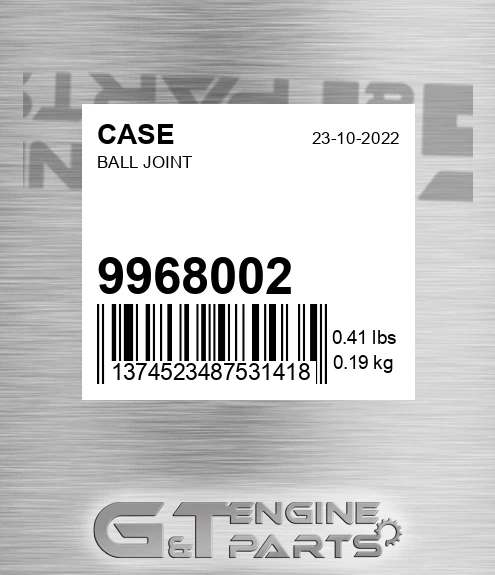 9968002 CASE Ball Joint