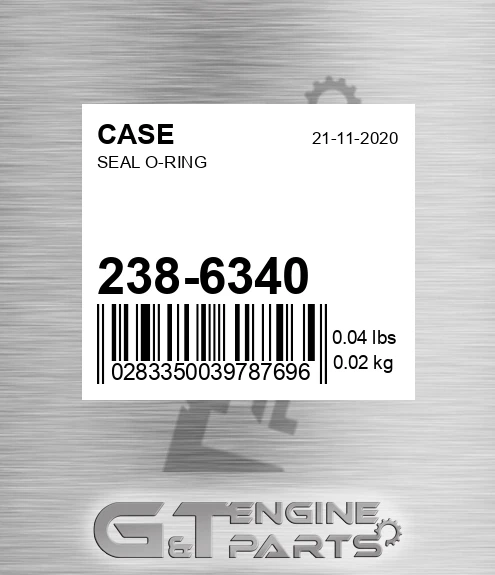 238-6340 Seal O-ring