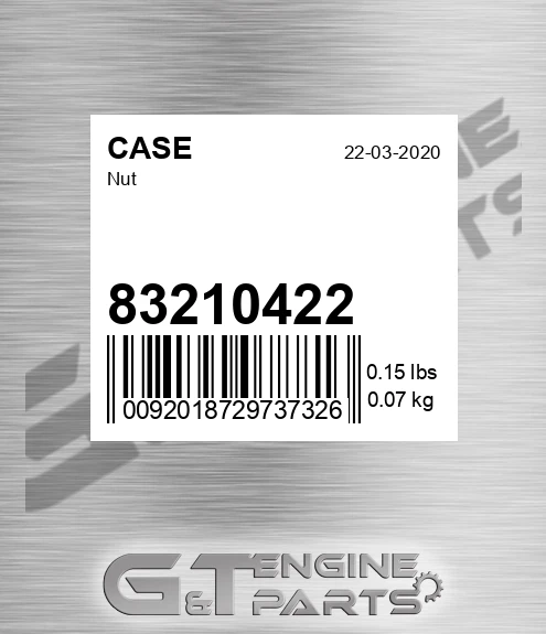 83210422 CASE Nut