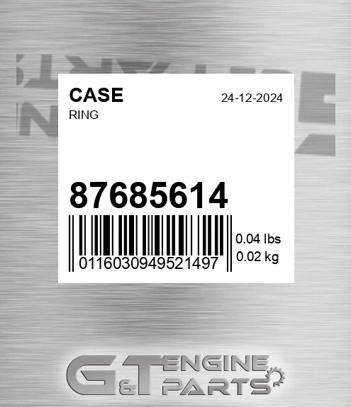 87685614 CASE Ring