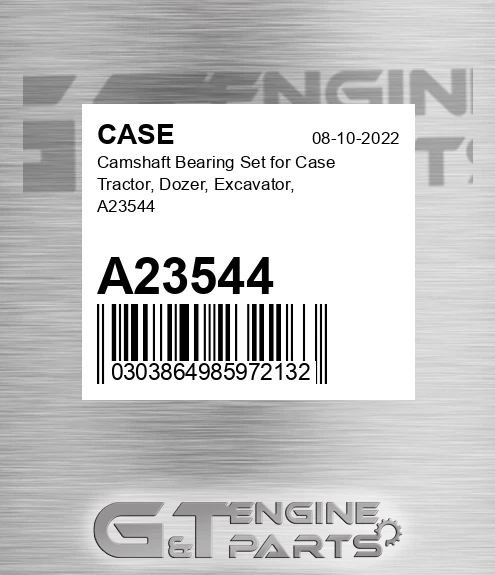 A23544 CASE Camshaft Bearing Set For Case Tractor, Dozer, Excavator,