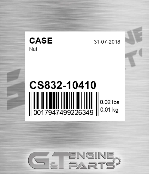 CS832-10410 Nut