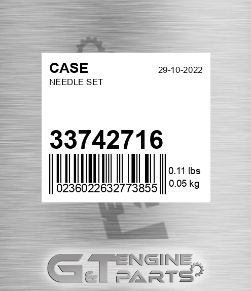 33742716 Needle Set