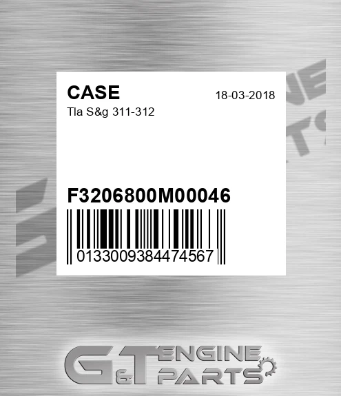 F3206800M00046 Tla S&g 311-312