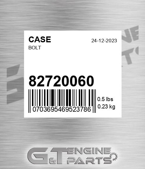827-20060 Bolt