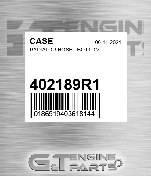 402189R1 Radiator Hose - Bottom