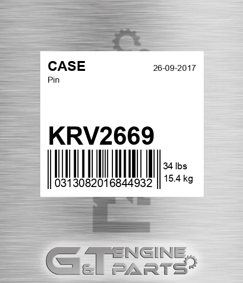 KRV2669 CASE Pin