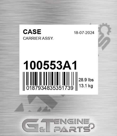 100553A1 Carrier Assy.