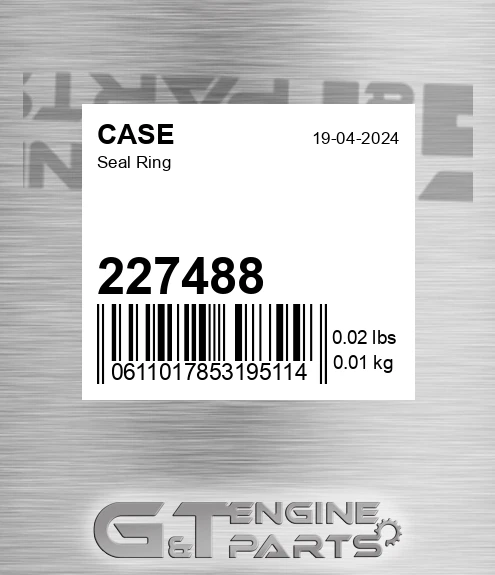 227488 CASE Seal Ring
