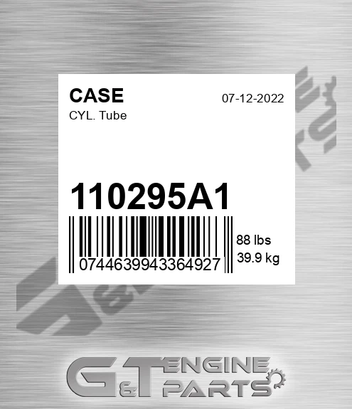 110295A1 CASE Cyl. Tube