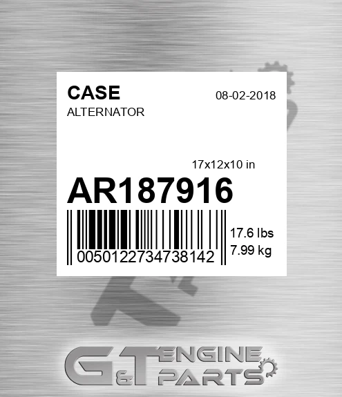 AR187916 Alternator