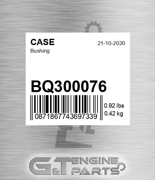 BQ300076 Bushing