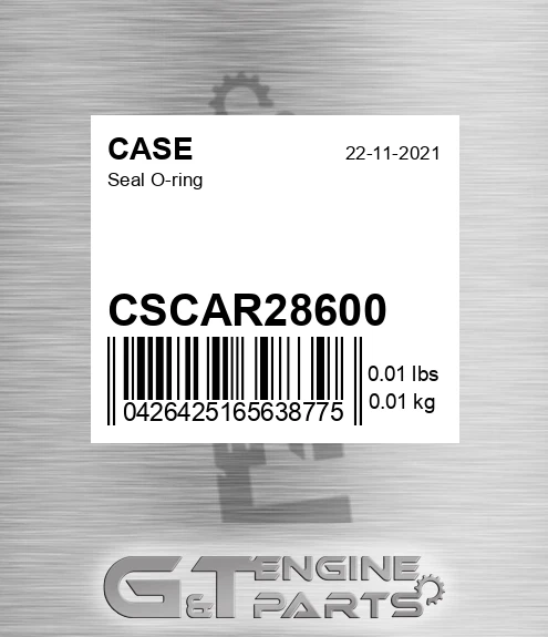 CSCAR28600 Seal O-ring
