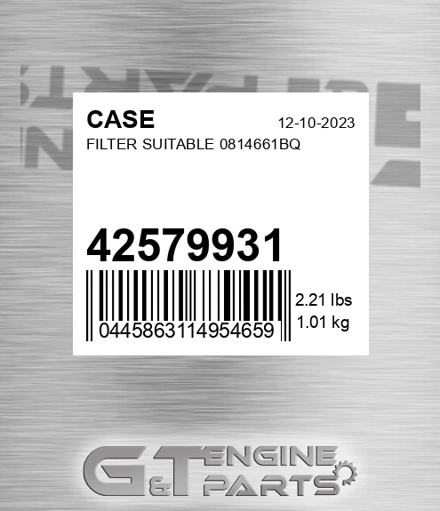 42579931 CASE Filter Suitable 0814661bq