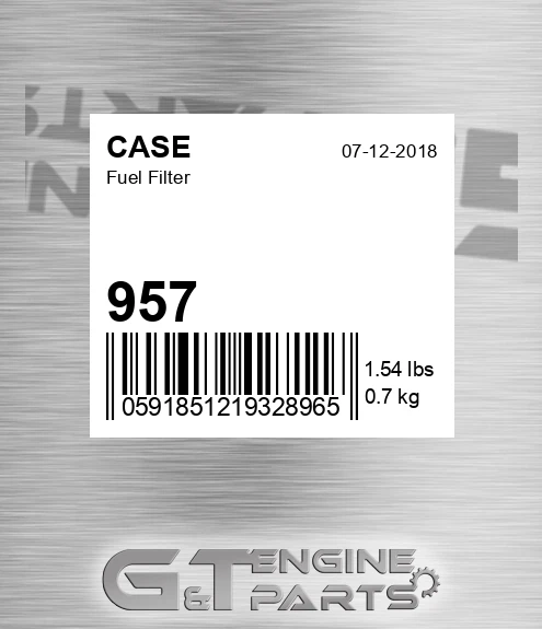 957 CASE Fuel Filter