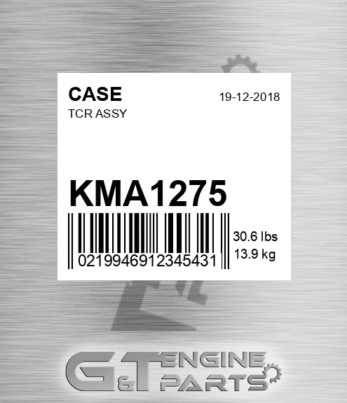 KMA1275 Tcr Assy