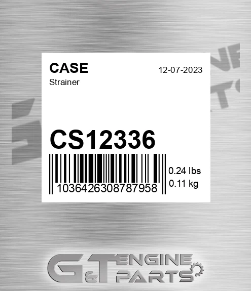 CS12336 Strainer