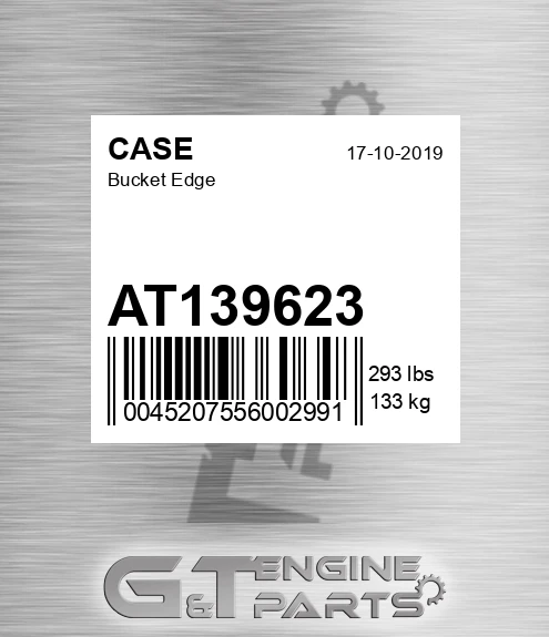 AT139623 CASE Bucket Edge