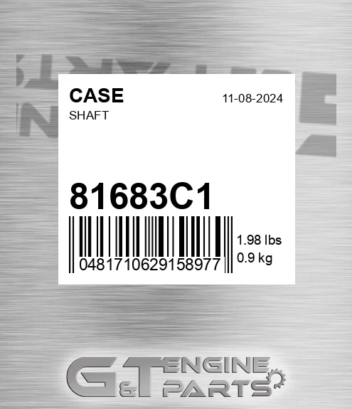 81683C1 CASE Shaft
