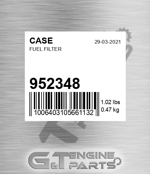 952348 Fuel Filter