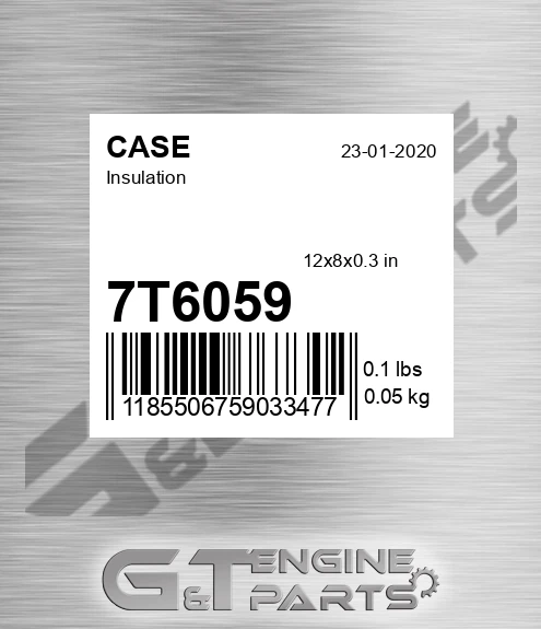 7T6059 Insulation