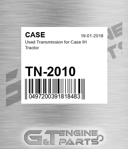 TN-2010 Used Transmission For Ih Tractor