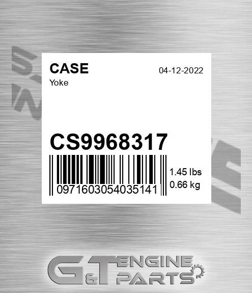 CS9968317 Yoke