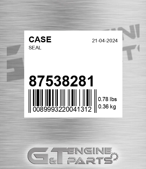 87538281 CASE Seal