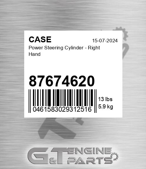 87674620 Power Steering Cylinder - Right Hand