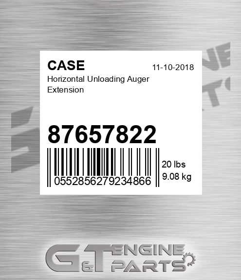 87657822 Horizontal Unloading Auger Extension