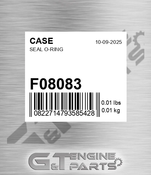 F08083 Seal O-ring