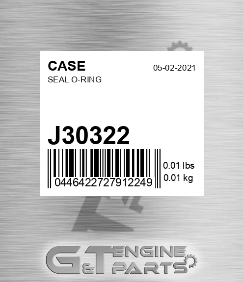 J30322 Seal O-ring
