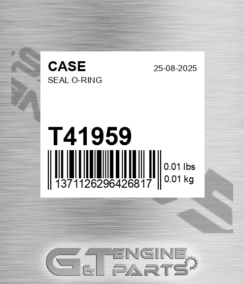 T41959 Seal O-ring