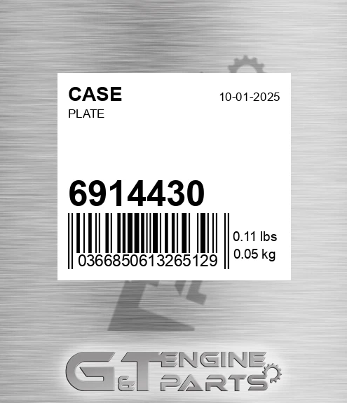6914430 Plate