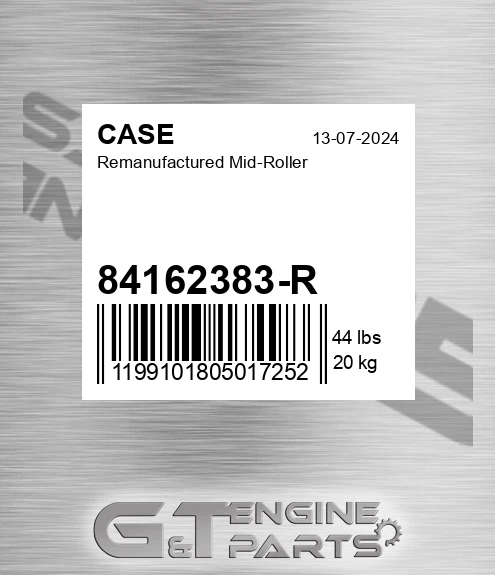 84162383-R Remanufactured Mid-roller for CASE