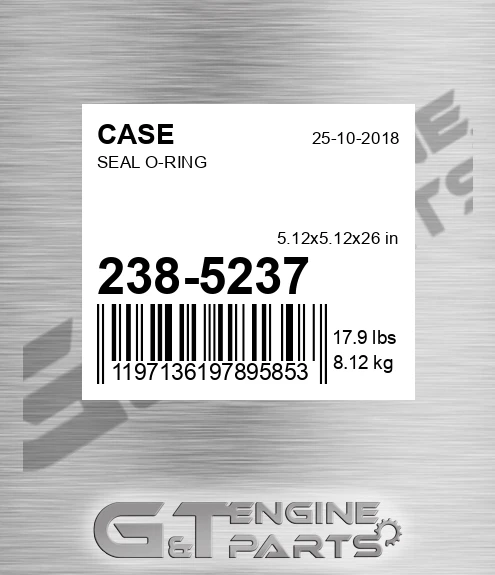 238-5237 Seal O-ring